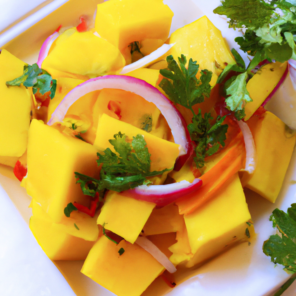 Cassava And Mango Salad