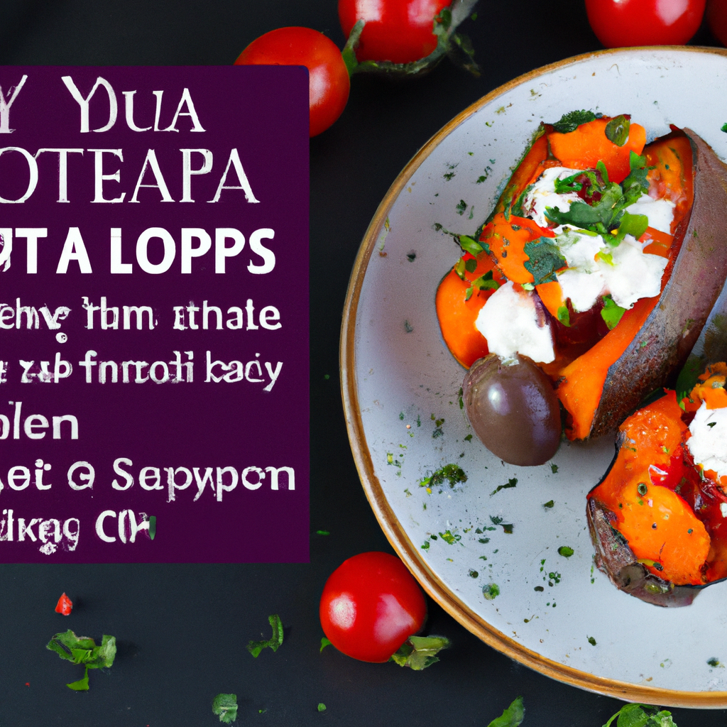 Mediterranean Stuffed Sweet Potatoes
