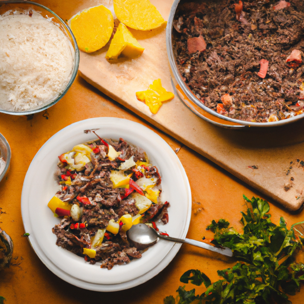 Feij&atilde;o Com Legumes E Farofa Beans With Vegetables And Farofa