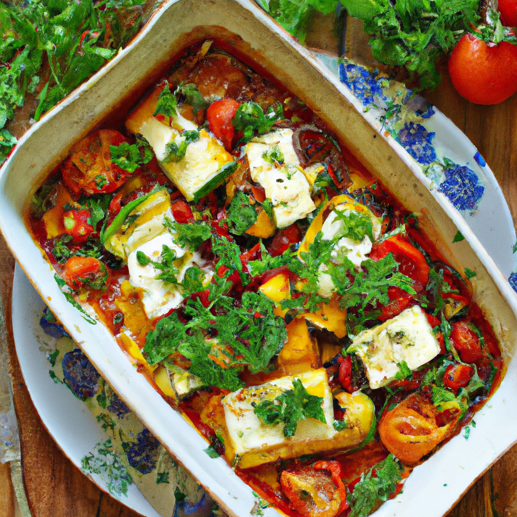 Roasted Tomato And Zucchini Casserole