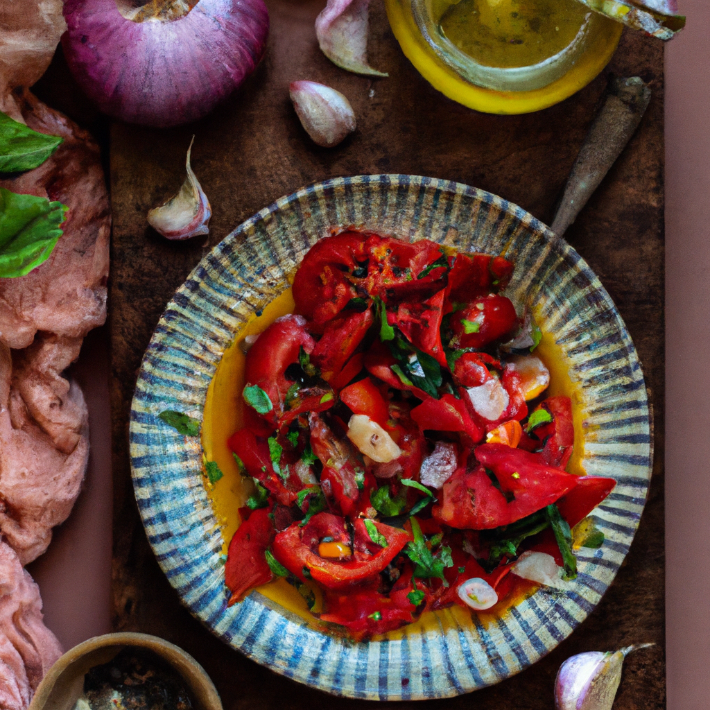 Moroccan Tomato And Pepper Salad