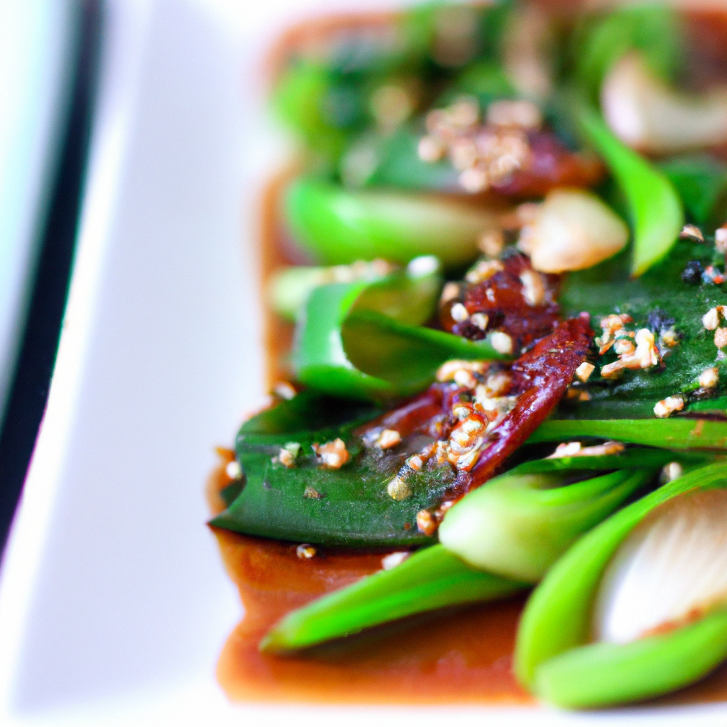Spicy Chili Garlic Bok Choy