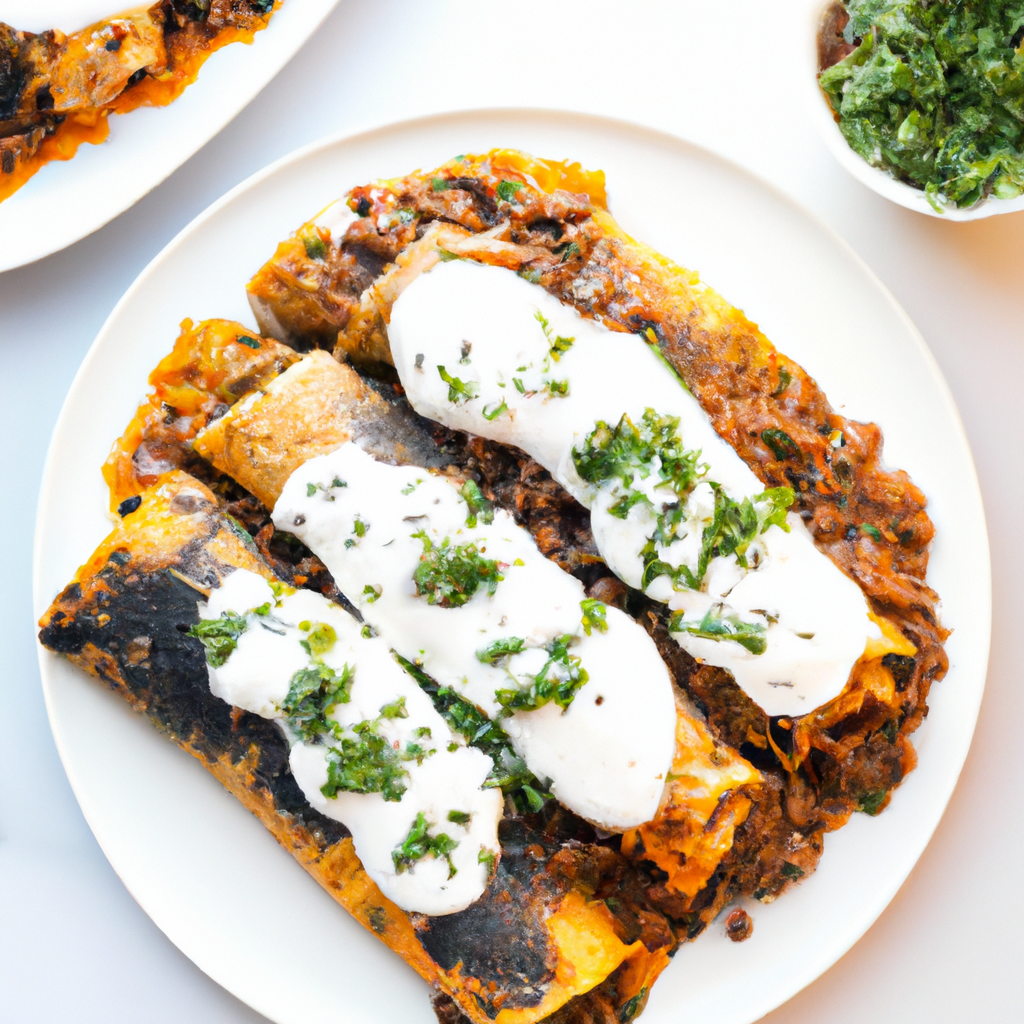 Spicy Black Bean Enchiladas