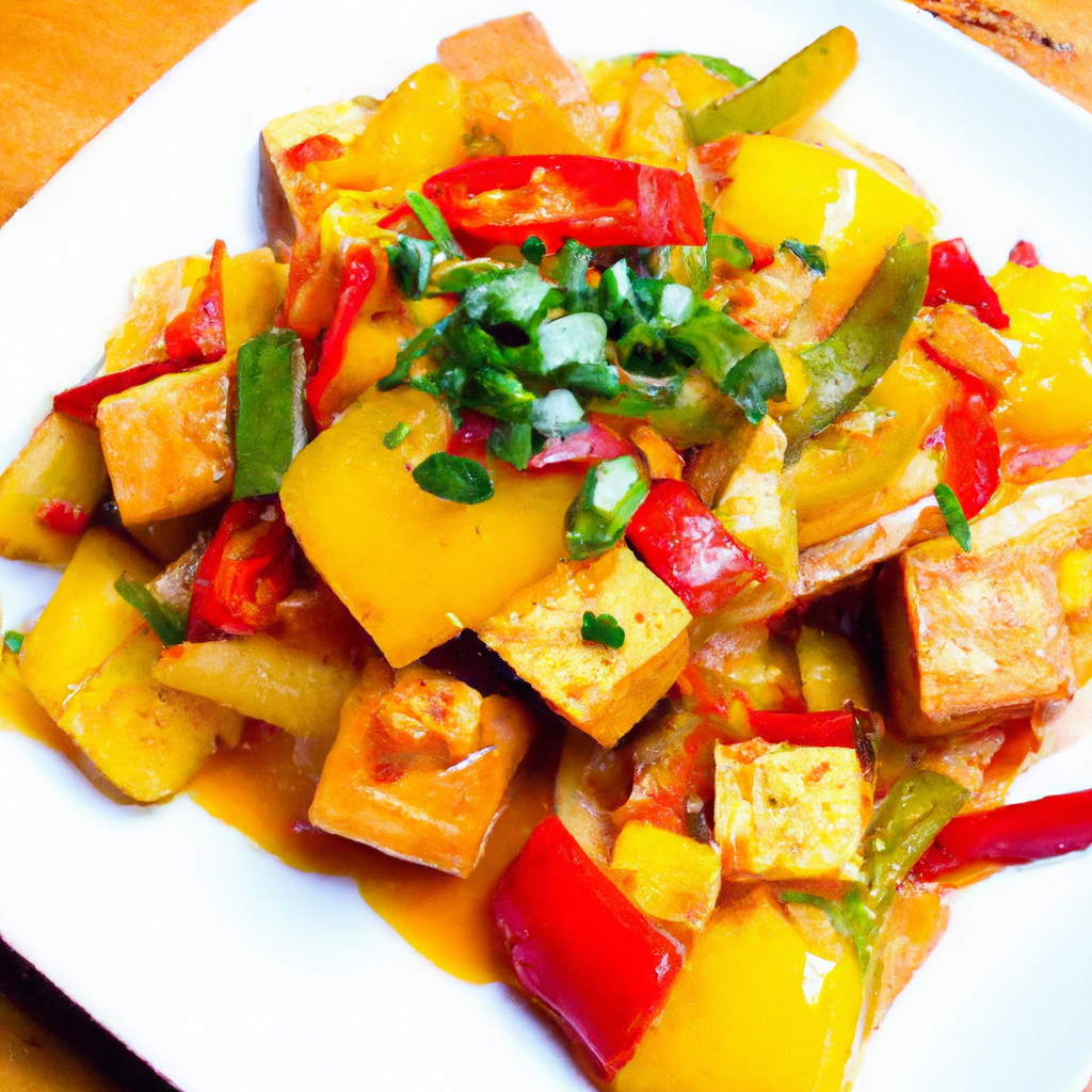 Sweet And Sour Tofu Stir Fry