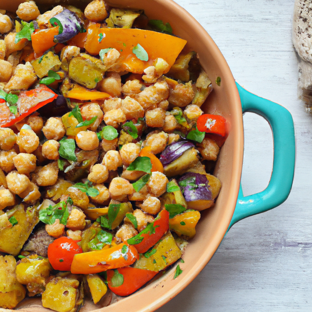 Mediterranean Vegetable And Chickpea Bake