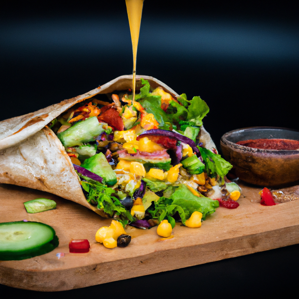Veg Patty Wrap