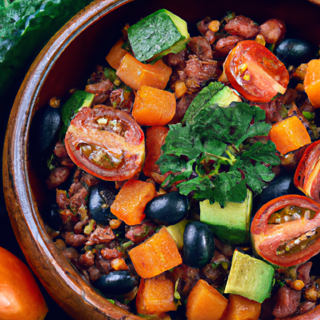 Feij&atilde;o Com Legumes E Tomate Bean And Vegetable Stew