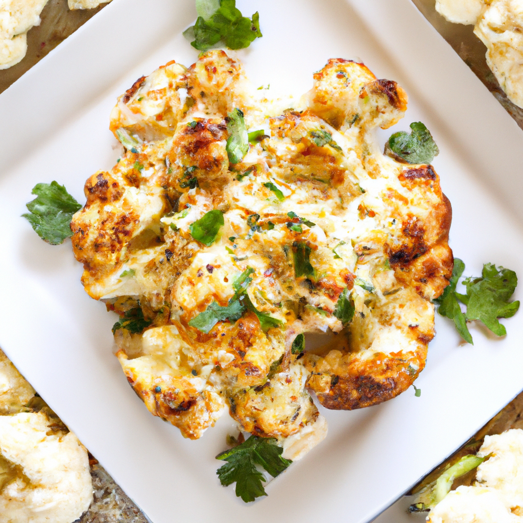Roasted Cauliflower With Tahini
