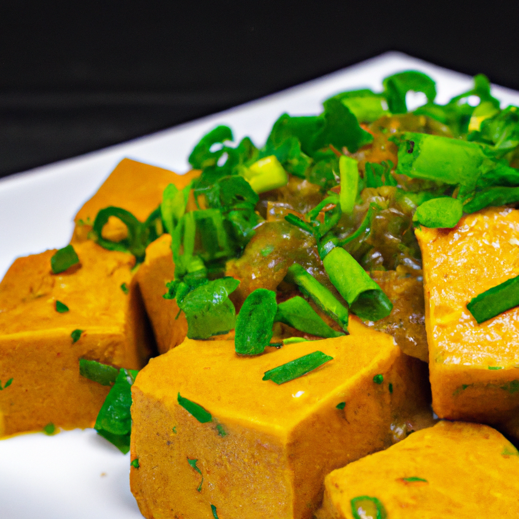 Spicy Mango Jerk Tofu