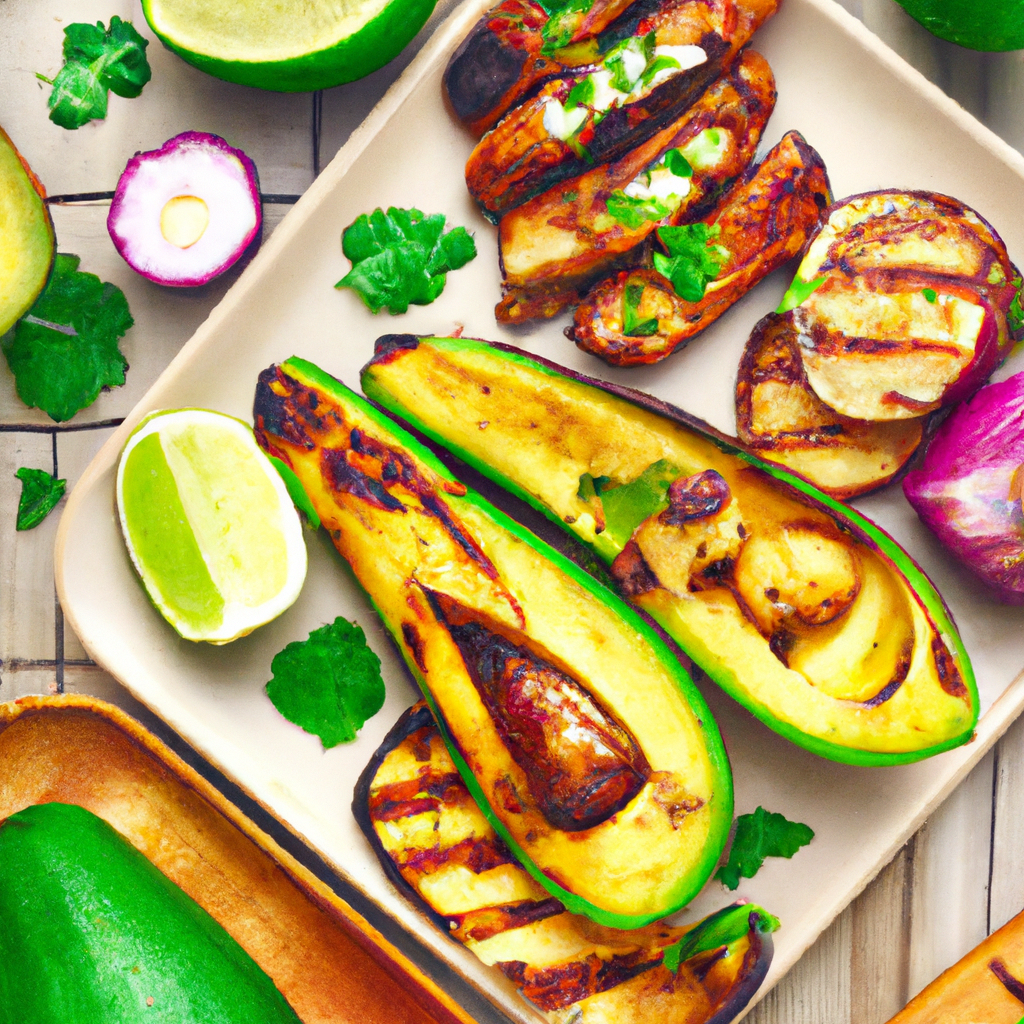 Grilled Plantain And Avocado Tacos