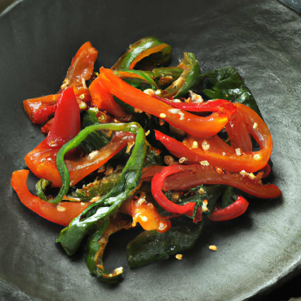 Stir Fried Korean Peppers