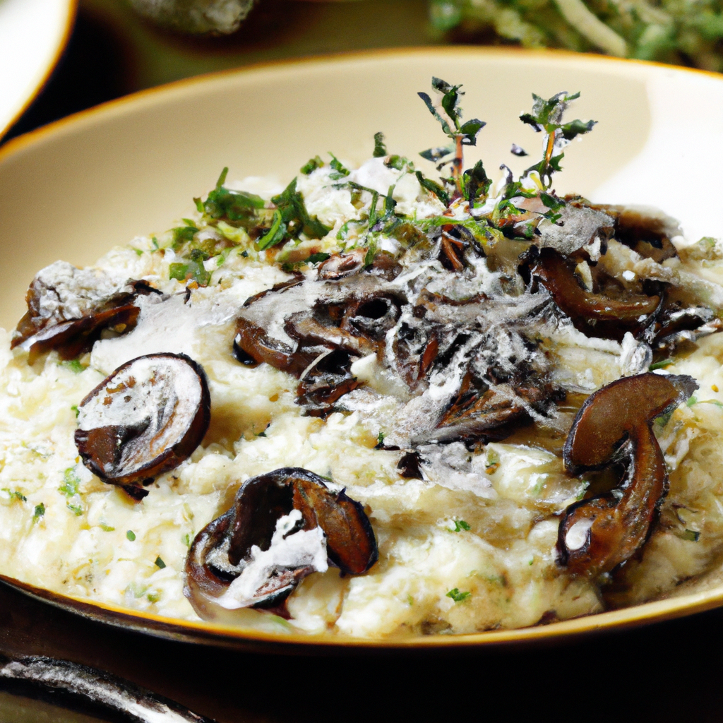 Mushroom And Thyme Risotto