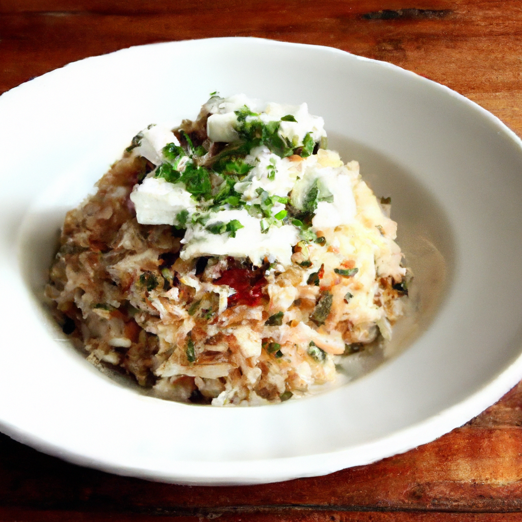 Herbed Rice Pilaf With Feta