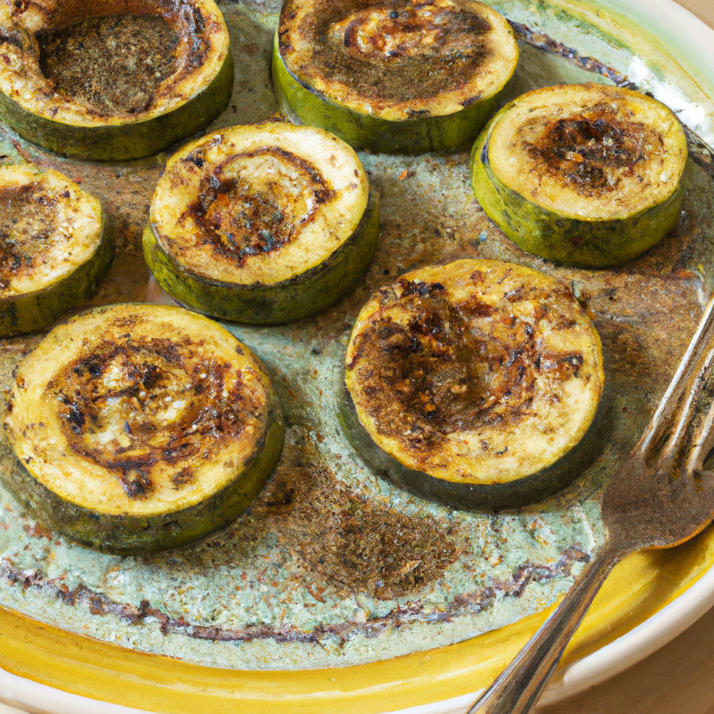 Roasted Zucchini With Garlic