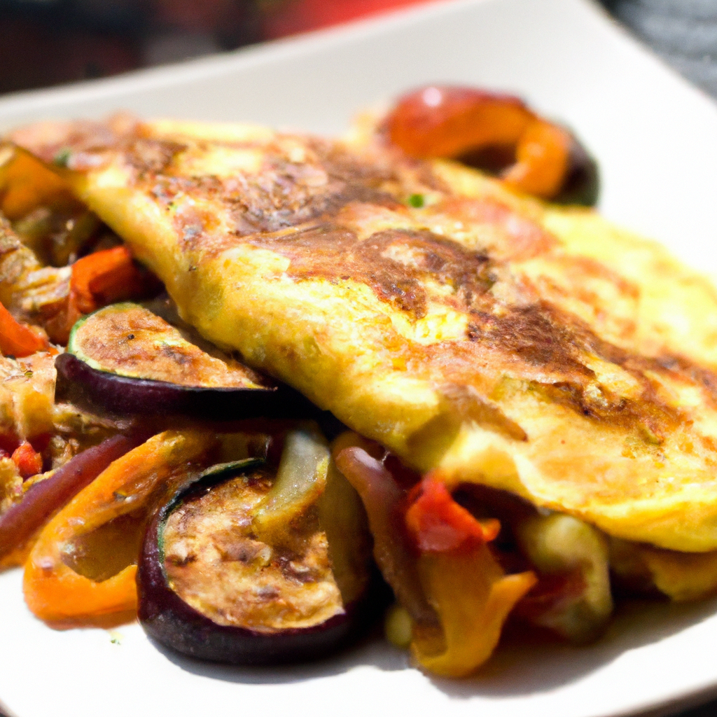 Tortilla De Escalivada Grilled Vegetable Omelette