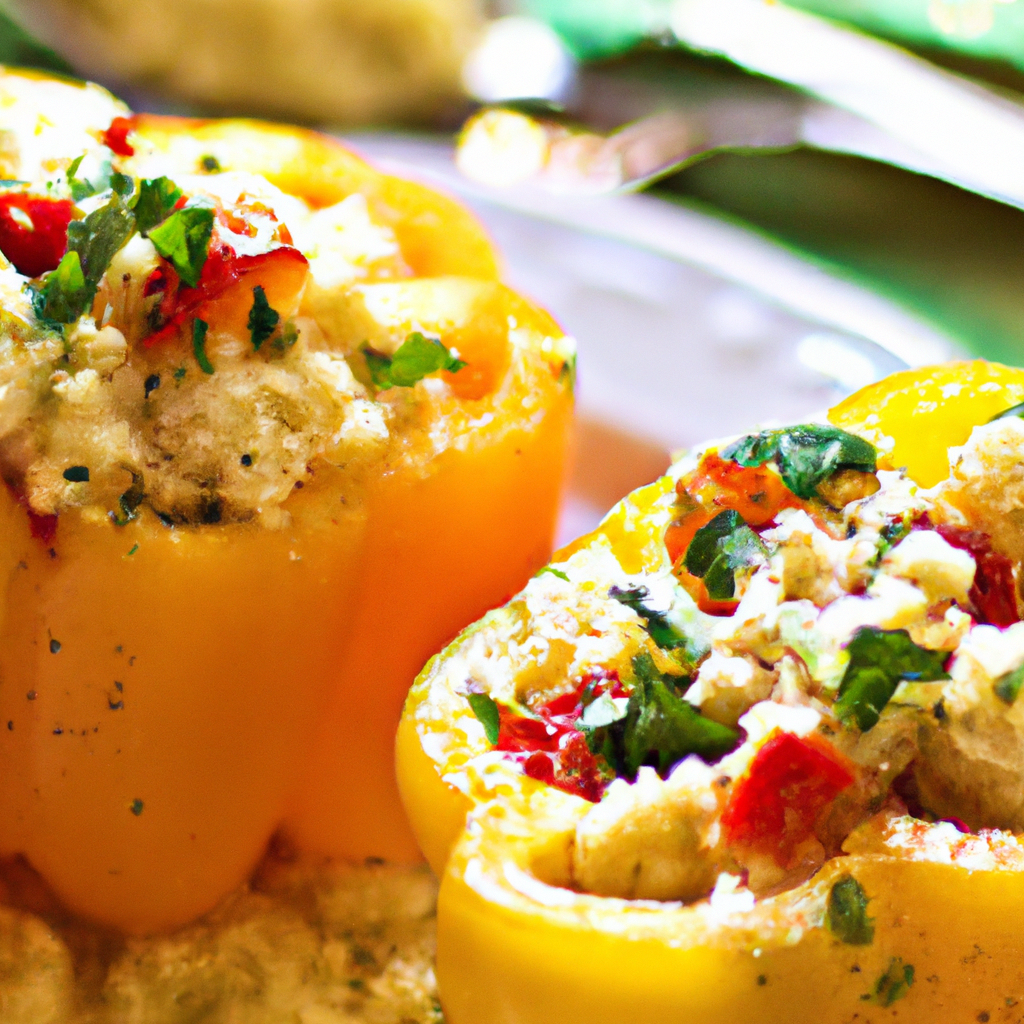 Stuffed Peppers With Couscous And Feta