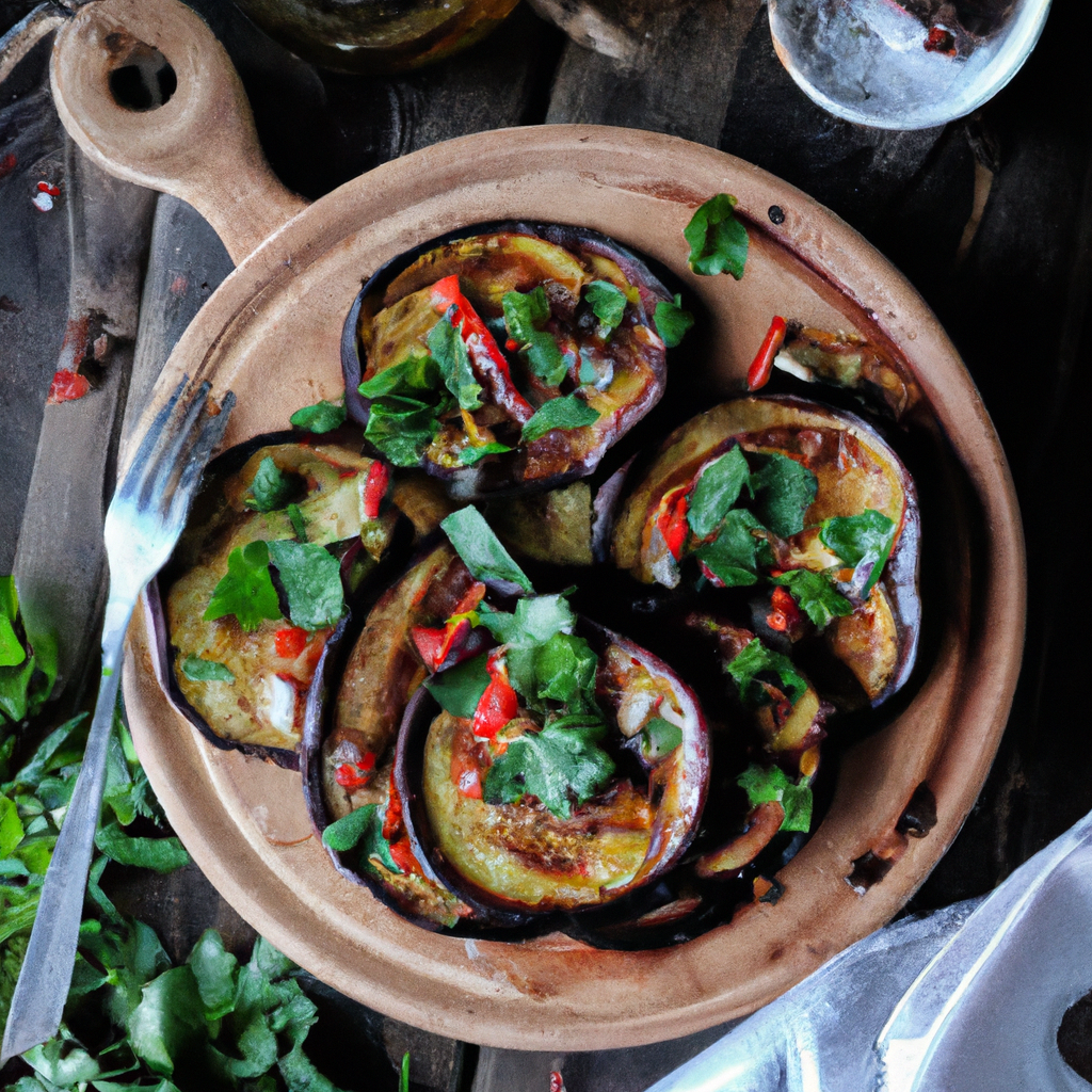 Baked Eggplant With Tomato And Herbs