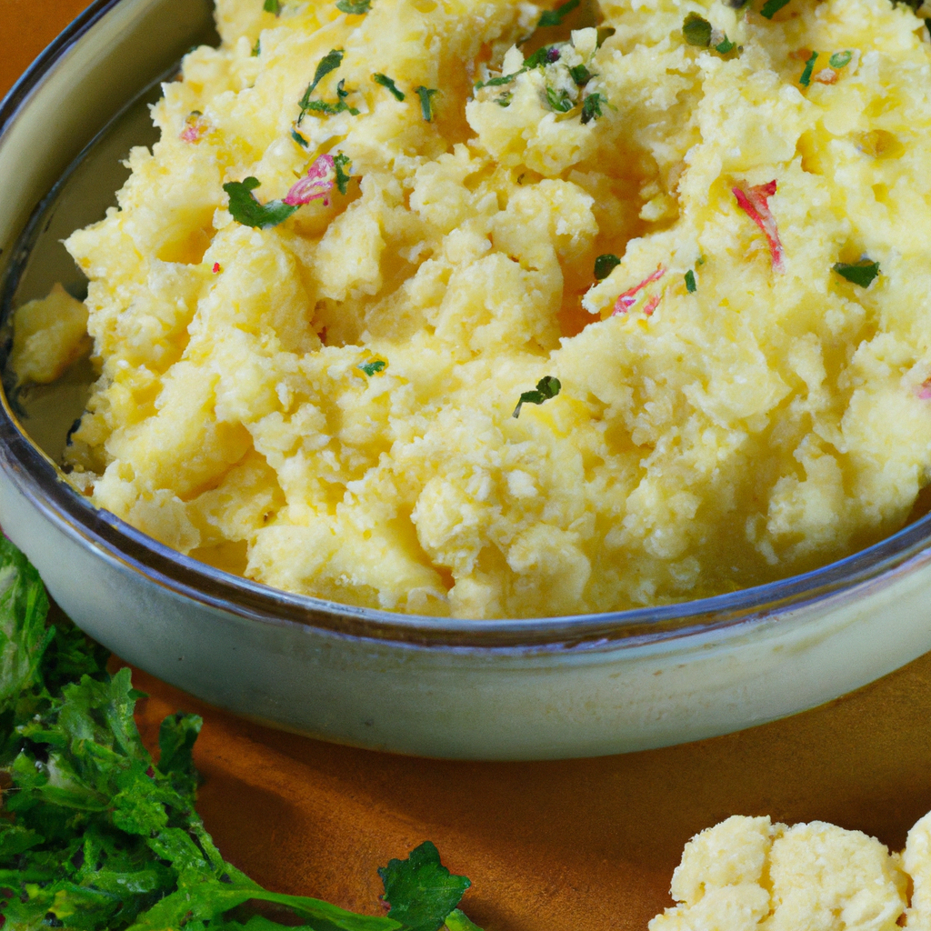 Easy Garlic Mashed Cauliflower
