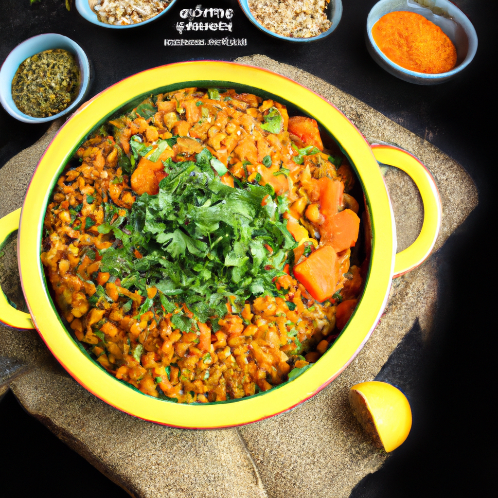 Moroccan Spiced Squash And Lentil Tagine