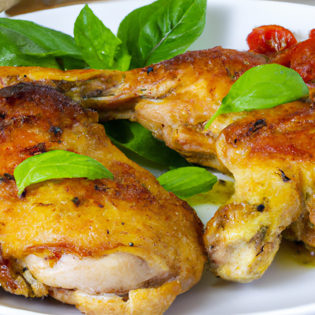 Sheet Pan Chicken With Jammy Tomatoes And Pancetta Recipe