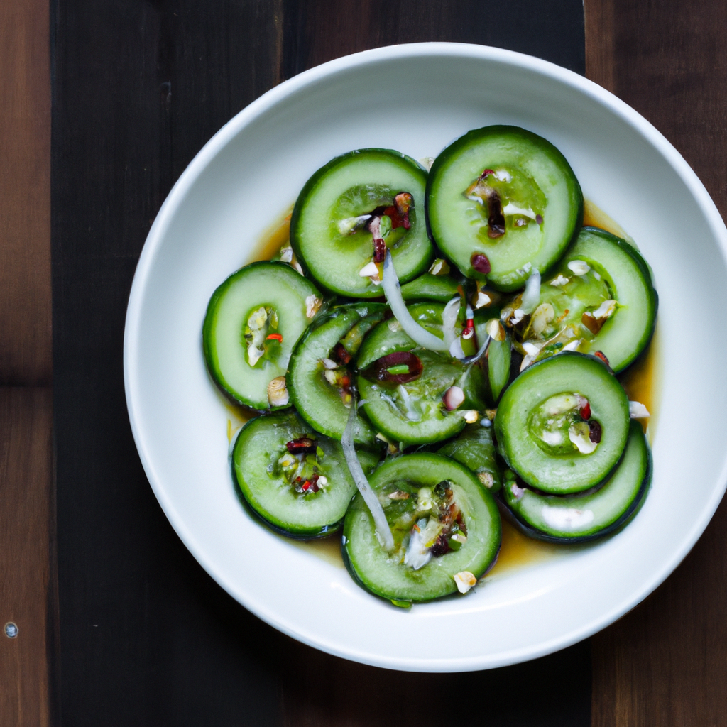 Korean Spicy Cucumber Salad
