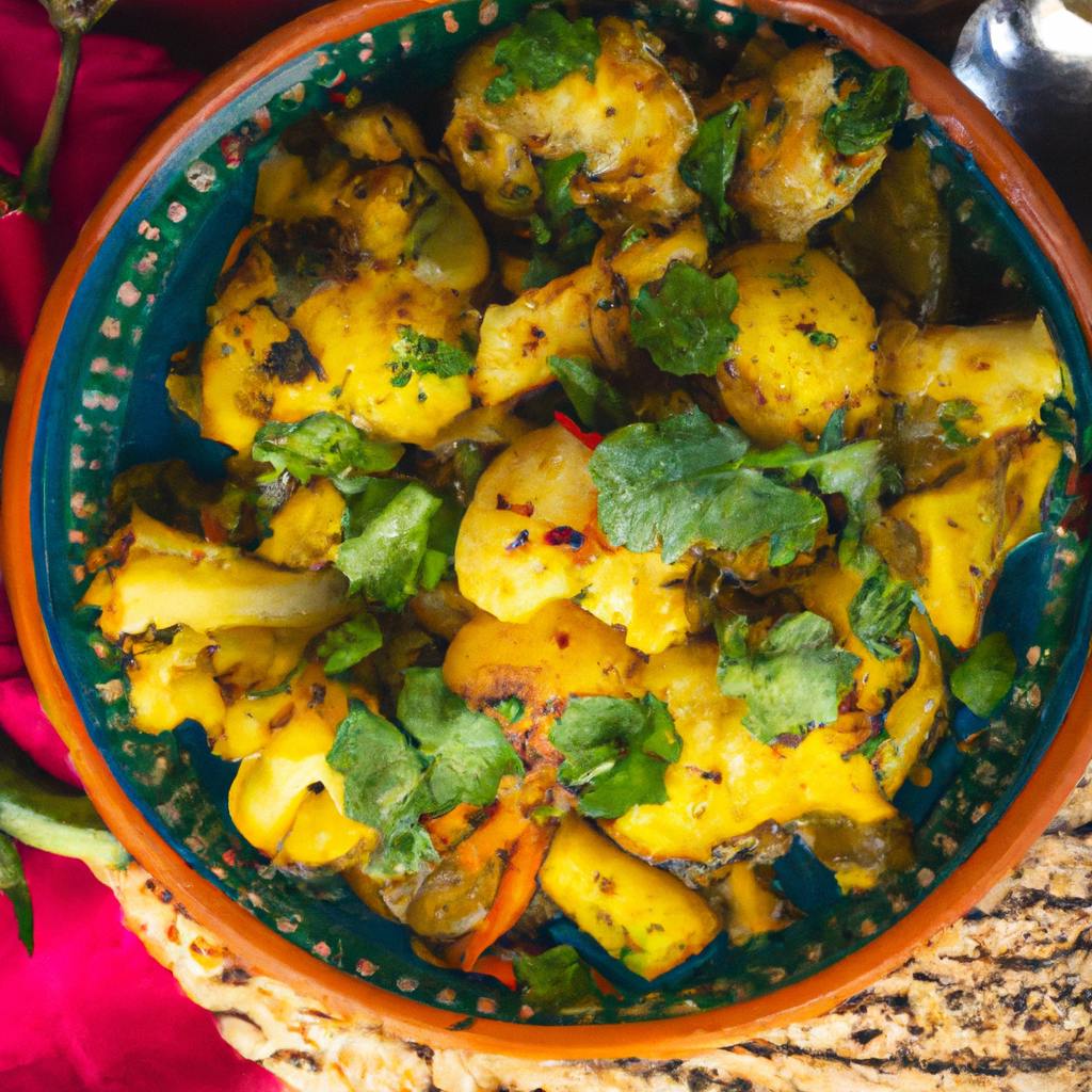 Moroccan Cauliflower And Potato Tagine