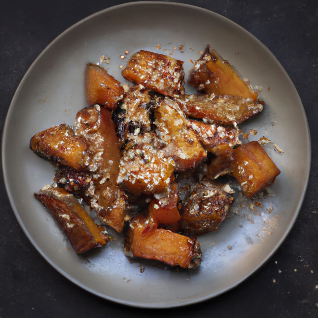 Shoyu Glazed Sweet Potatoes