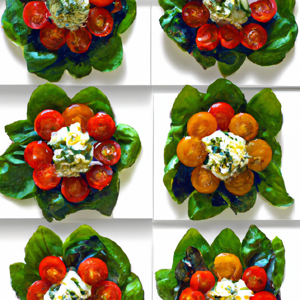 Spinach And Feta Stuffed Cherry Tomatoes