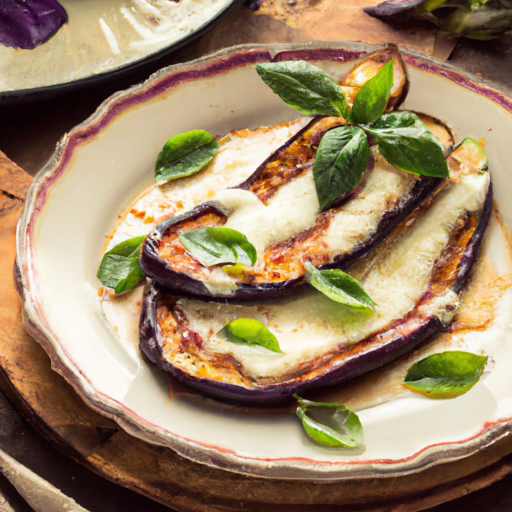 Baked Eggplant With Mozzarella