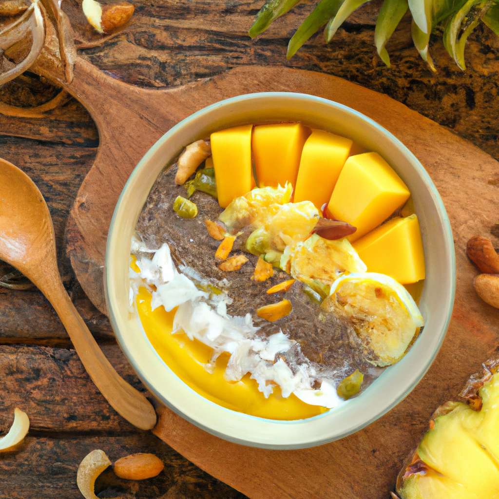 Mango Pineapple Smoothie Bowl