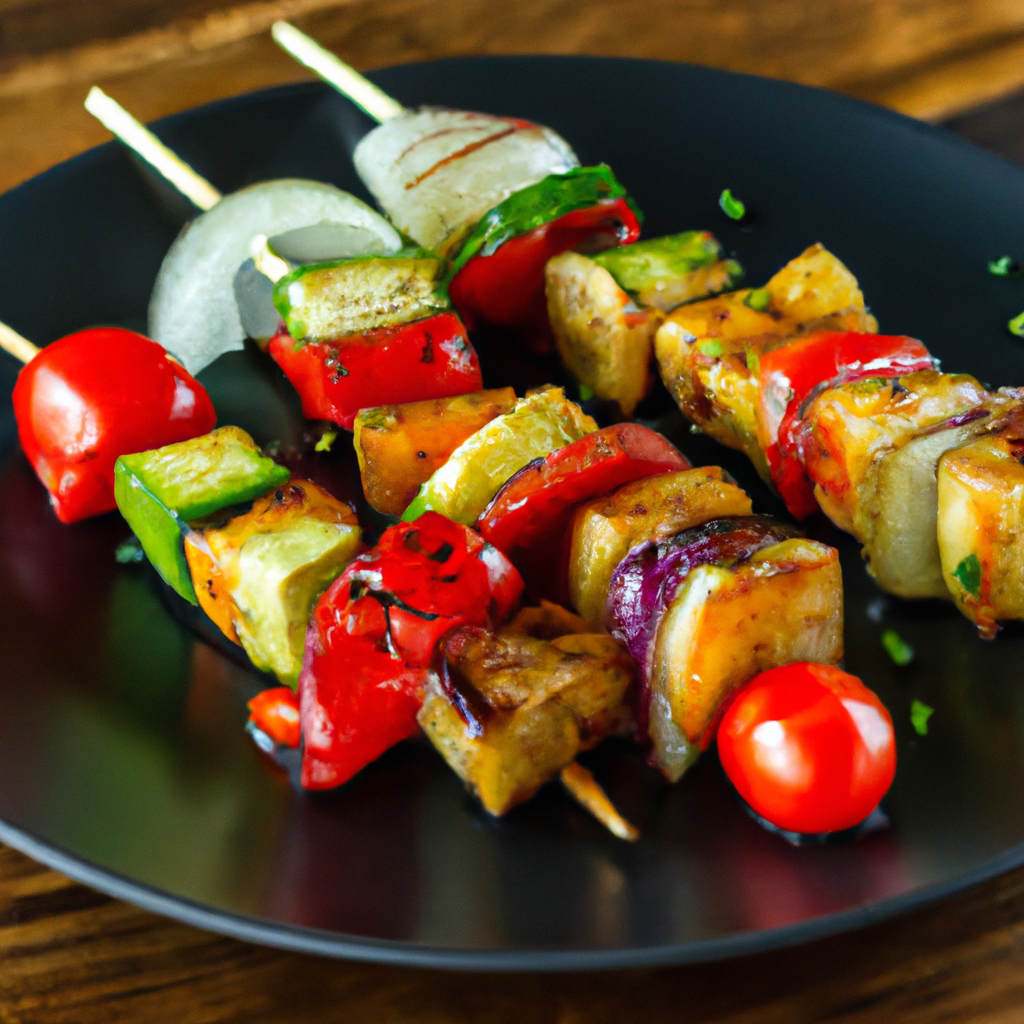 Miso Grilled Vegetable Skewers