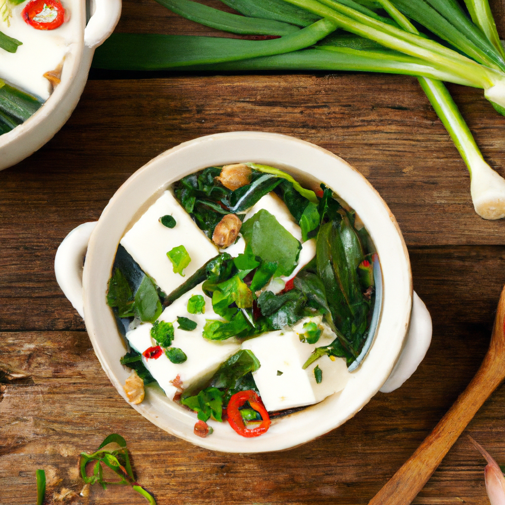 Tofu And Spinach Soup