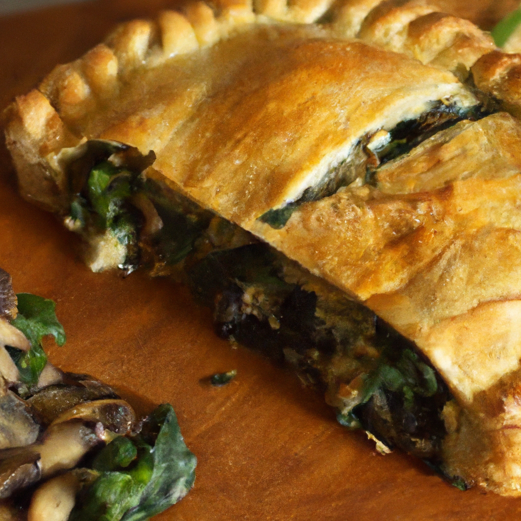 Spinach And Mushroom Pithivier