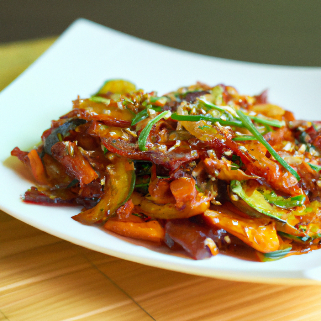 Stir Fried Korean Vegetables