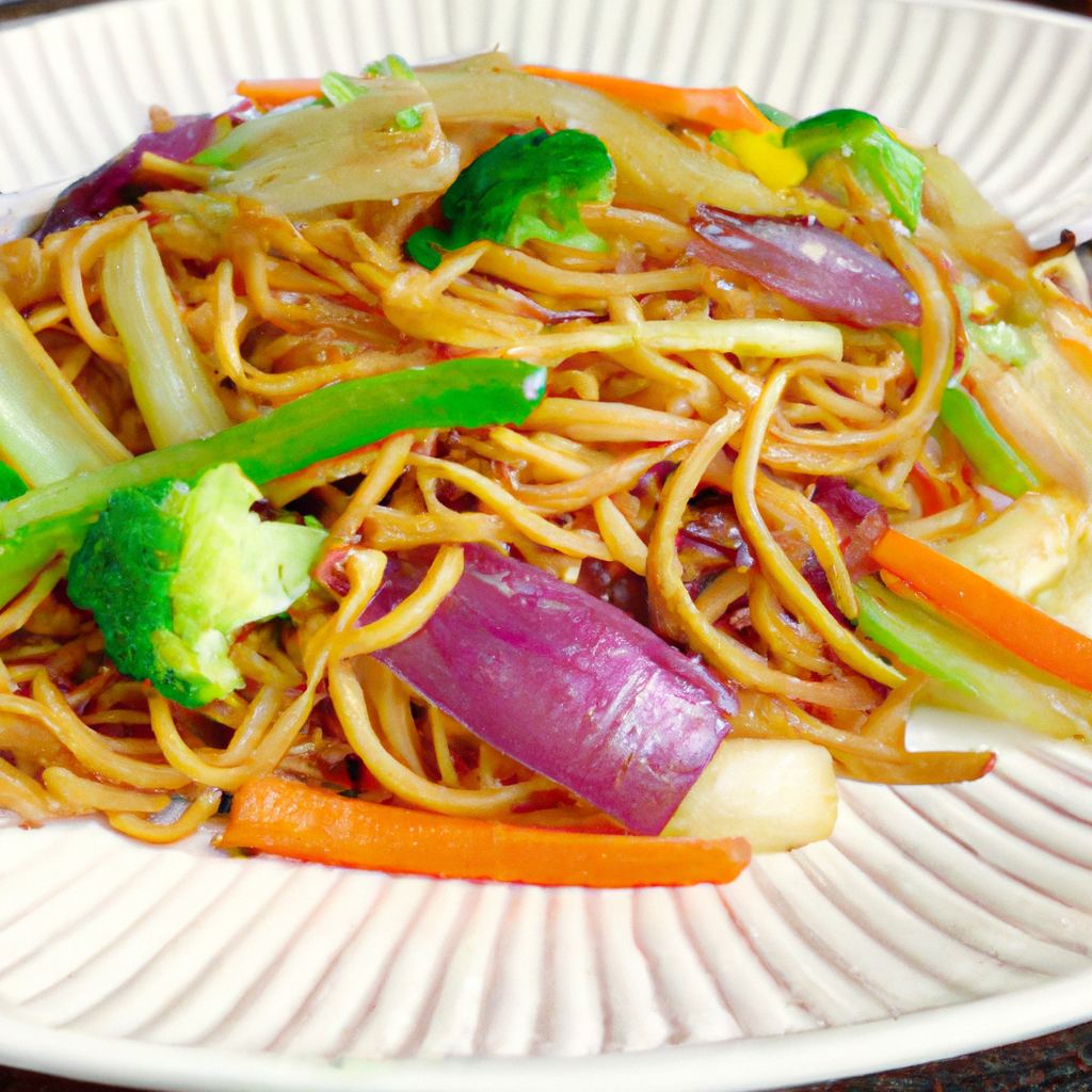 Vegetarian Yakisoba