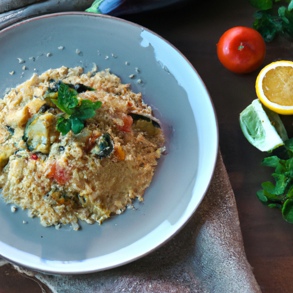 Couscous With Spiced Eggplant And Tomatoes