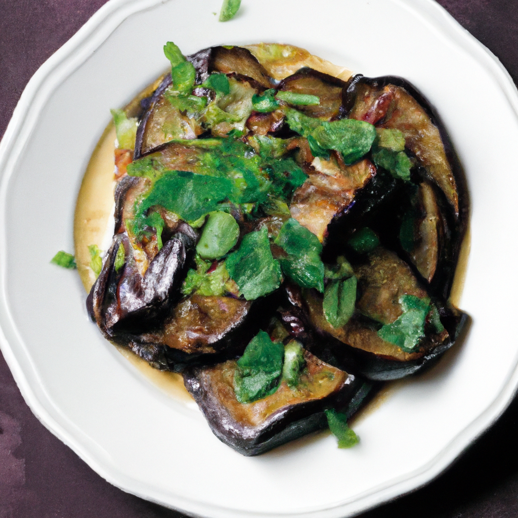 Eggplant With Garlic Sauce