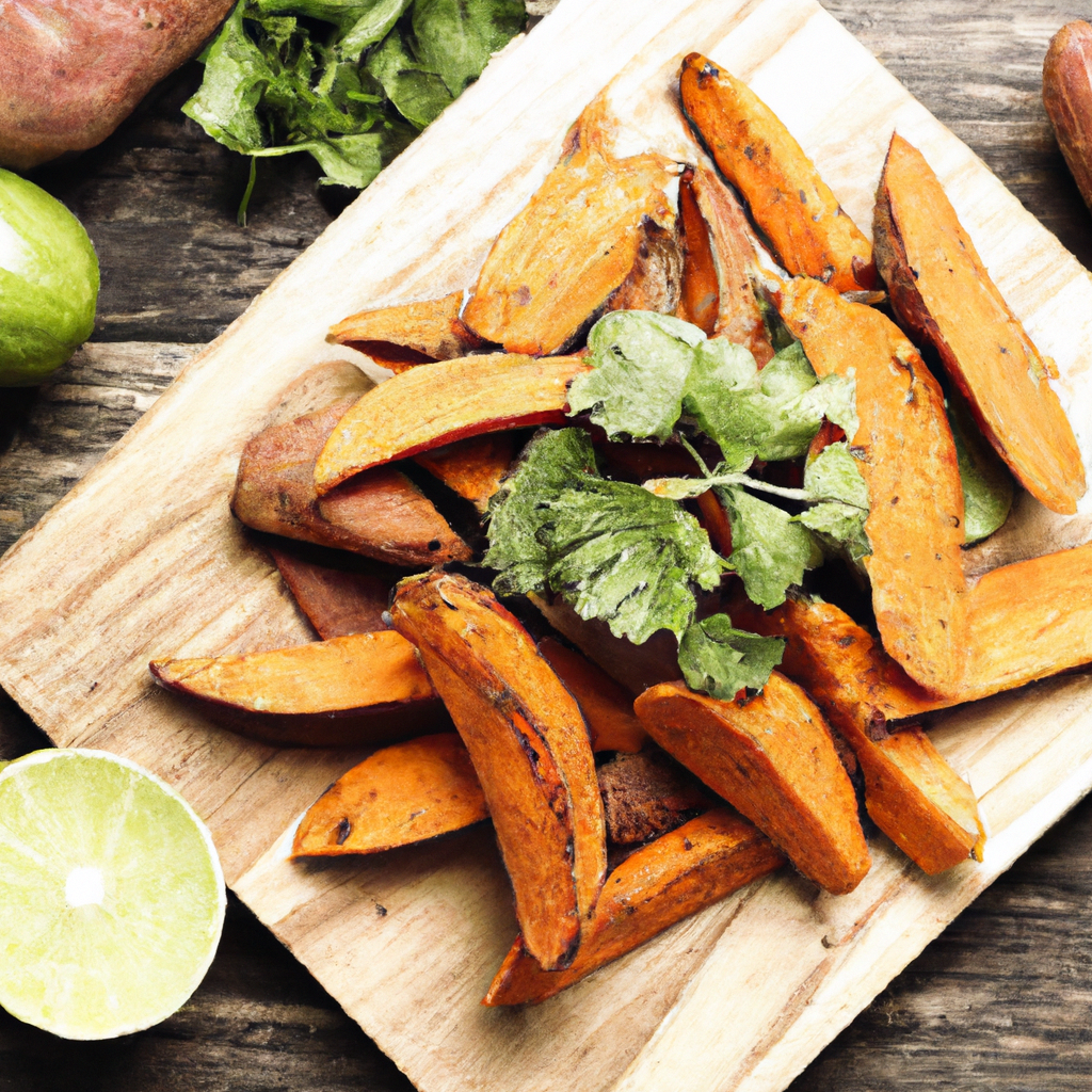 Jerk Seasoned Sweet Potato Wedges