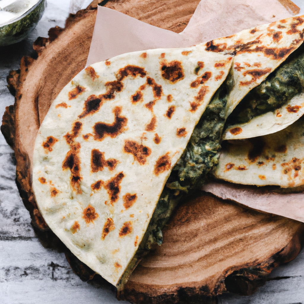 Spinach And Cheese Quesadillas