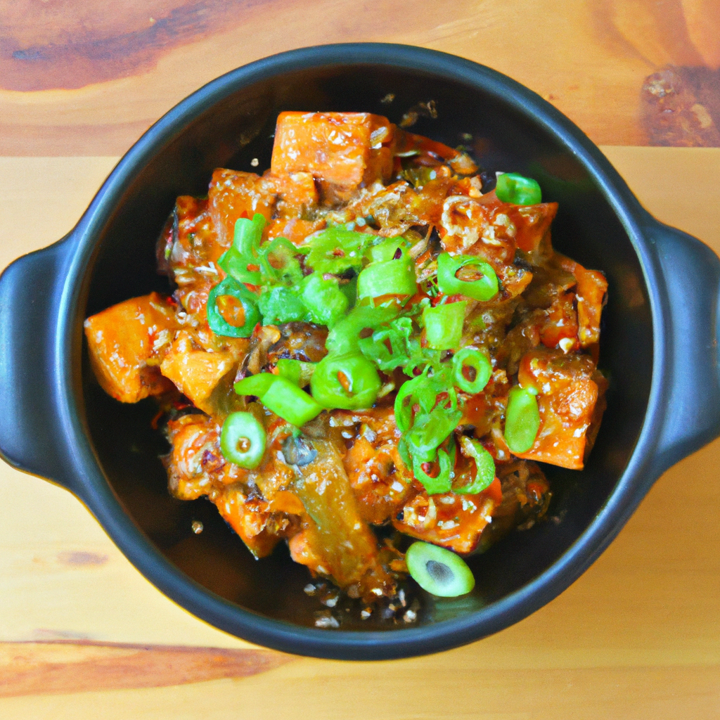 Tofu Kimchi Stir Fry
