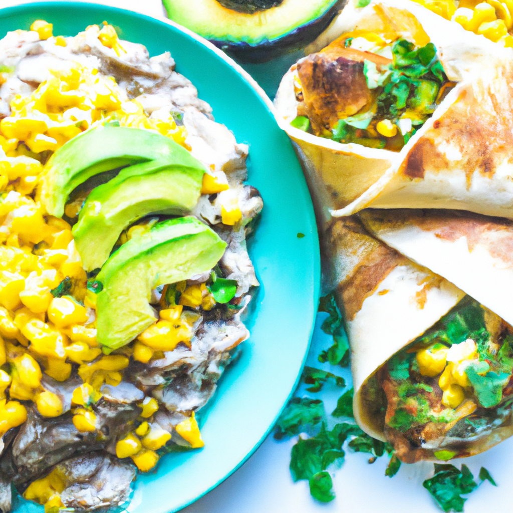 Black Bean And Corn Burritos