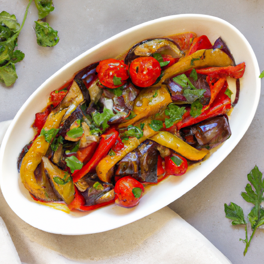 Escalivada Con Tomate Roasted Vegetables With Tomato