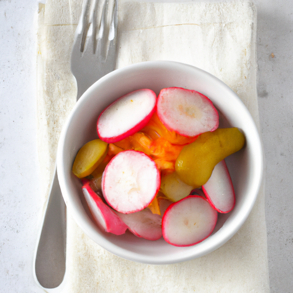 Fermented Radish And Carrot Pickles