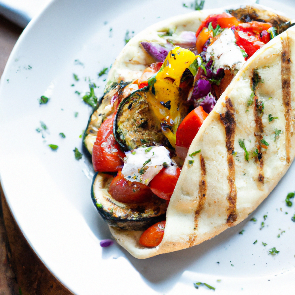 Grilled Vegetable Pita