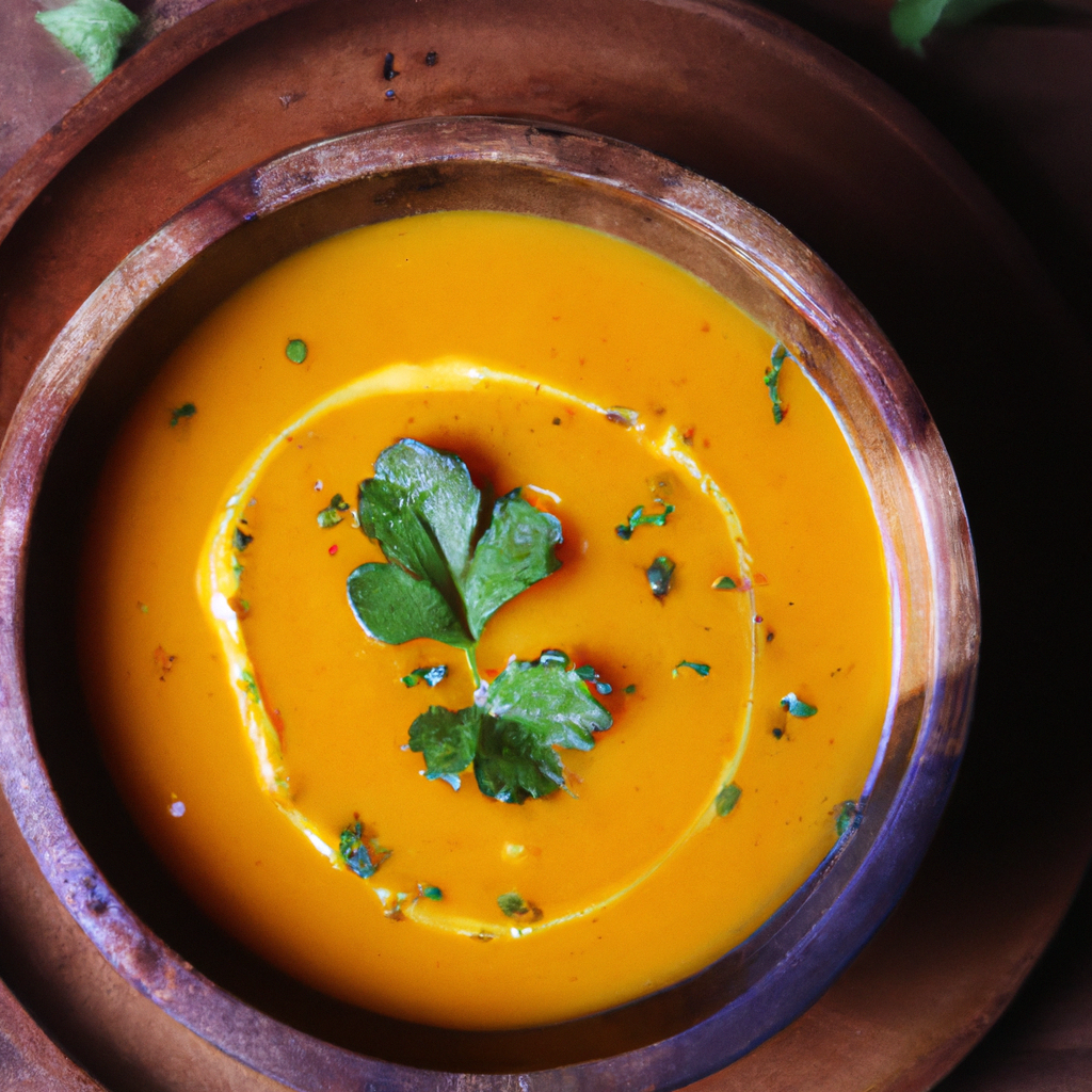Spiced Moroccan Pumpkin Soup