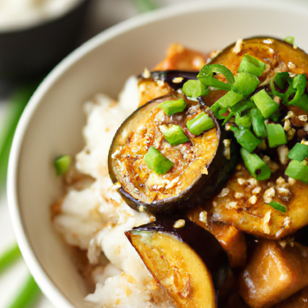Stir Fried Korean Eggplant And Tofu