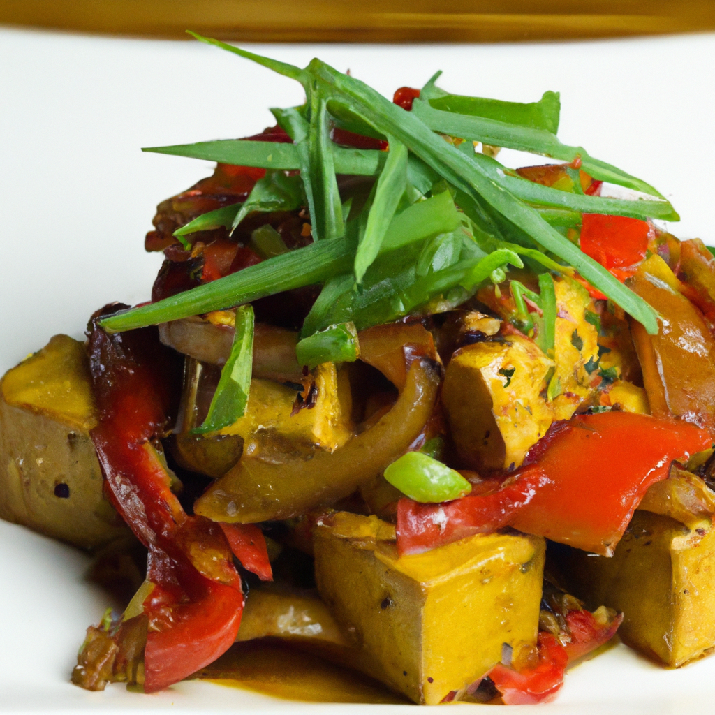 Stir Fried Tofu With Szechuan Peppers