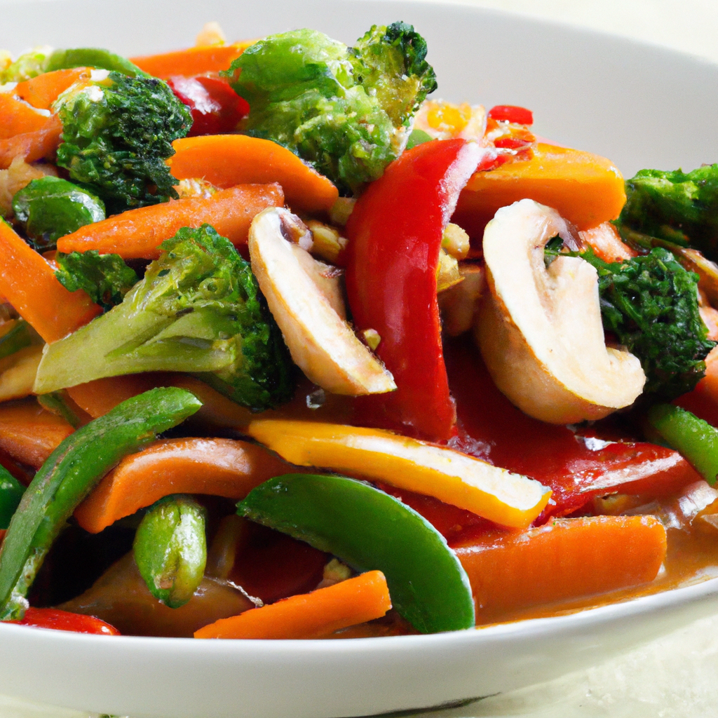 Ginger Garlic Vegetable Stir Fry