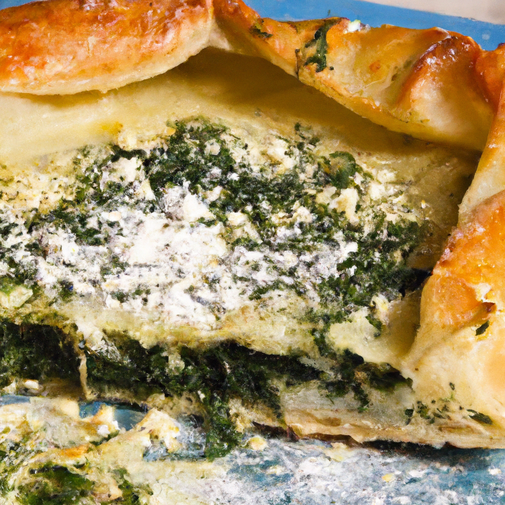 Greek Style Spinach And Cheese Pie