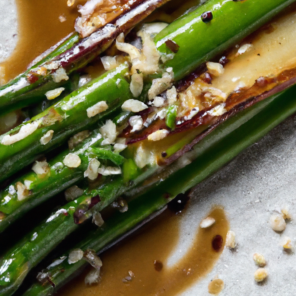Miso Glazed Asparagus